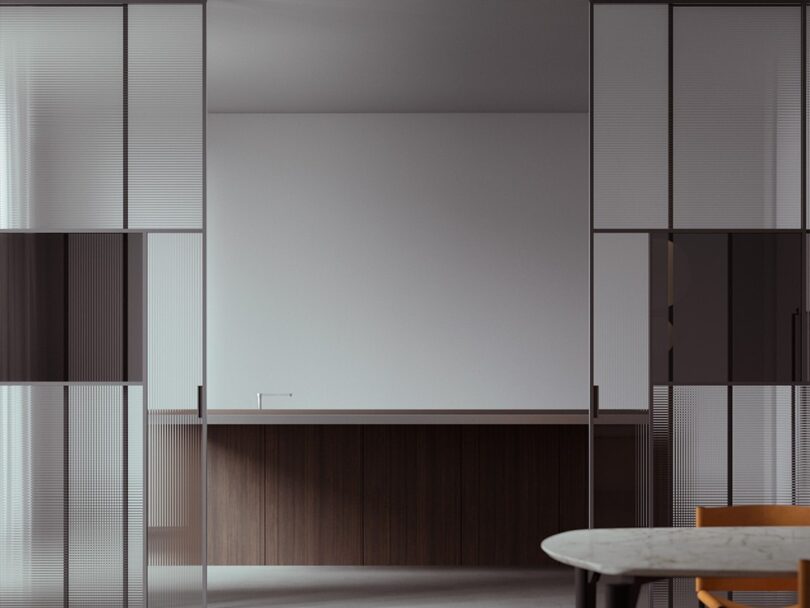 ADL - Portes coulissantes en verre - Grande Officina